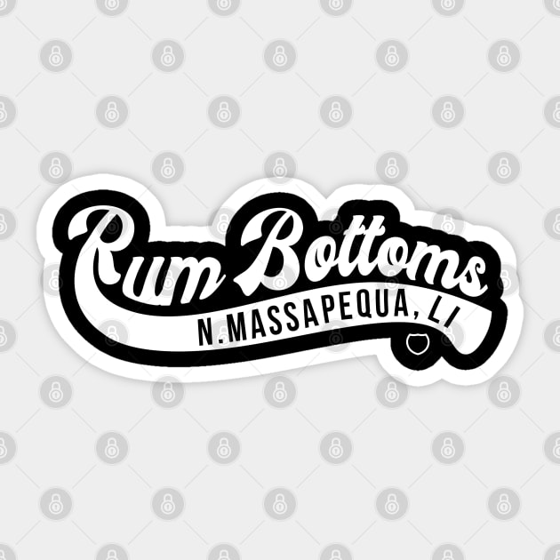 Rum Bottoms Sticker by Off Peak Co.